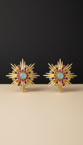 Witchlight Gold starburst earrings